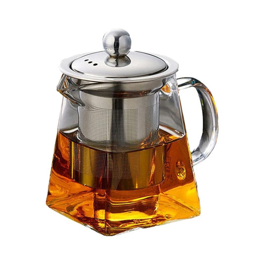 Square Glass Teapot - Four Sizes