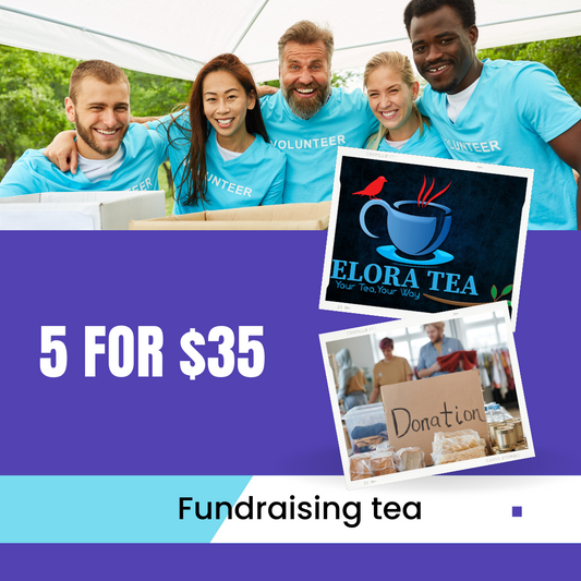3 pour 39 $ de thés de collecte de fonds